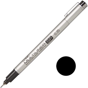 Copic Multiliner SP Pigment Ink Pen 0.35mm Black