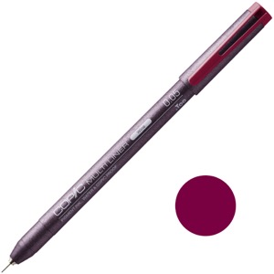 Copic Multiliner Pigment Ink Pen 0.05mm Wine