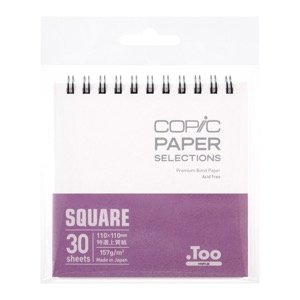 Copic Marker Wirebound Sketchbook 4"x4" Square