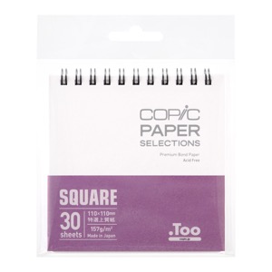 Copic Marker Sketchbook Wirebound 30 Sheets 4"x4" Square
