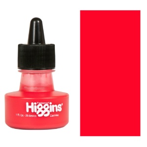 Higgins Fade Proof Pigment-Based Ink 1oz Carmine
