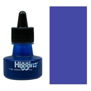 Higgins Fade Proof Pigment-Based Ink 1oz Blue
