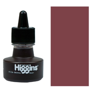 Higgins Fade Proof Pigment-Based Ink 1oz Brown