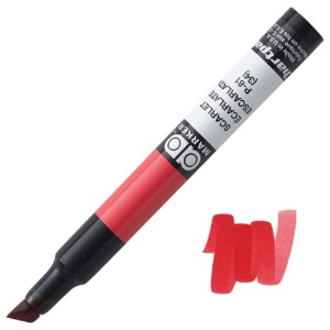 Chartpak AD Tri Tip Xylene Marker Scarlet