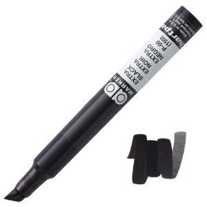 Chartpak AD Tri Tip Xylene Marker Extra Black