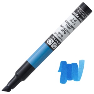 Chartpak AD Tri Tip Xylene Marker Electric Blue