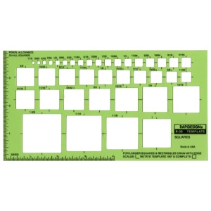 Rapidesign Square Template R-30