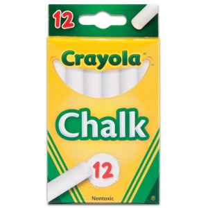 Crayola Chalk 12 Set White