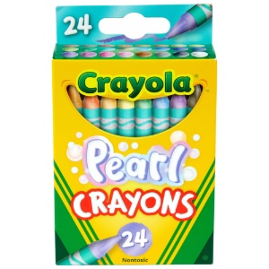 Crayola Crayons 24 Set Pearl