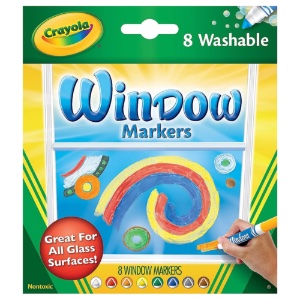 Crayola Washable Window Markers 8 Set