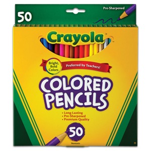 Crayola Colored Pencils - Long - 50 Ct.