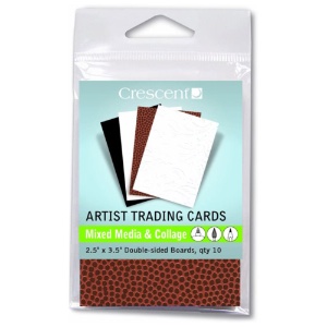 Crescent Artist Trading Cards 10pk Mixed Media Boards Texture