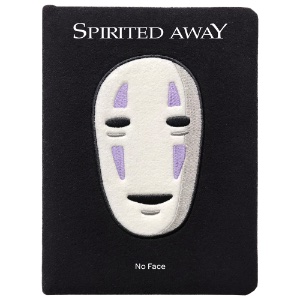 Chronicle Books Studio Ghibli Plush Journal 6"x8" Spirited Away No Face