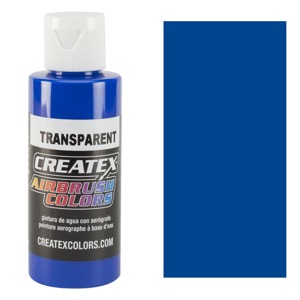 Createx Airbrush Color 2oz - Transparent Ultramarine Blue