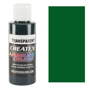Createx Airbrush Color 2oz - Transparent Forest Green