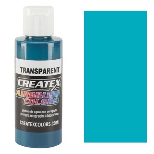 Createx Airbrush Color 2oz - Transparent Aqua
