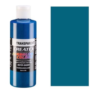 Createx Airbrush Color 4oz - Transparent Turquoise