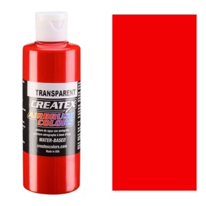 Createx Airbrush Color 4oz - Transparent Brite Red