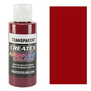 Createx Airbrush Color 2oz - Transparent Deep Red