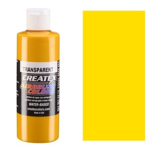 Createx Airbrush Colors 4oz Transparent Canary Yellow