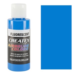 Createx Airbrush Colors 2oz Fluorescent Blue