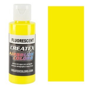 Createx Airbrush Colors 2oz Fluorescent Yellow