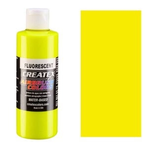Createx Airbrush Colors 4oz Fluorescent Yellow