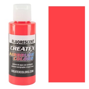 Createx Airbrush Colors 2oz Fluorescent Red