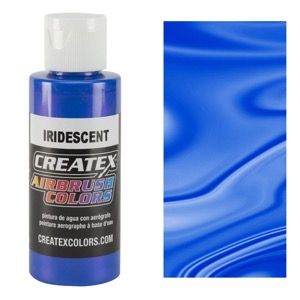 Createx Airbrush Colors 2oz Iridescent Electric Blue