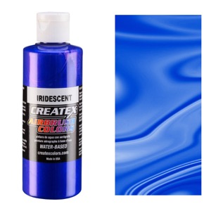 Createx Airbrush Colors 4oz Iridescent Electric Blue