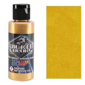 Createx Wicked Detail Color 2oz Metallic Gold