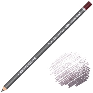 Cretacolor AquaGraph Water-Soluble Pencil HB Red
