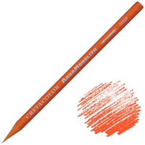 Cretacolor Aqua Monolith Water-Soluble Color Pencil Orange