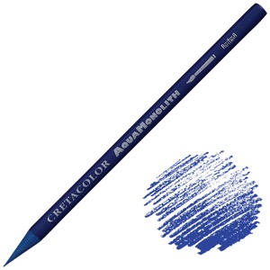 Cretacolor Aqua Monolith Water-Soluble Color Pencil Ultramarine Blue