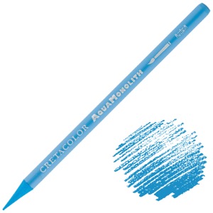 Cretacolor Aqua Monolith Water-Soluble Color Pencil Mountain Blue