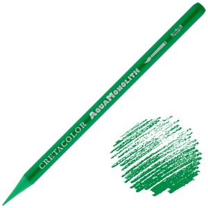 Cretacolor Aqua Monolith Water-Soluble Color Pencil Moss Green Dark