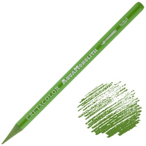 Cretacolor Aqua Monolith Water-Soluble Color Pencil Olive Green Light