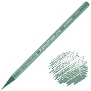 Cretacolor Aqua Monolith Water-Soluble Color Pencil Green Earth Light