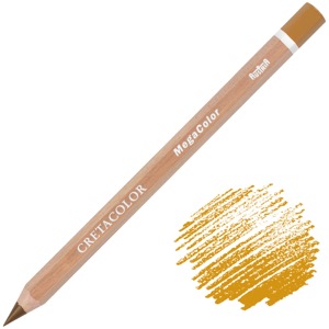 Cretacolor MegaColor Color Pencil Ochre Dark