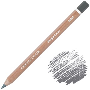 Cretacolor MegaColor Color Pencil Dark Grey