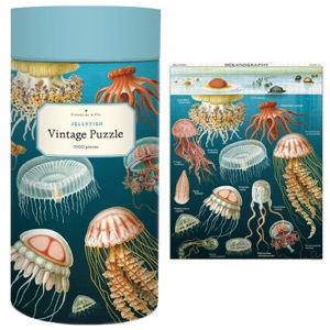 Cavallini Vintage Puzzle 1000 Piece Jellyfish