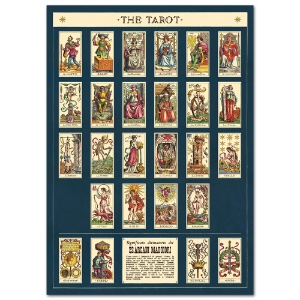 Cavallini Vintage Poster 20"x28" Tarot