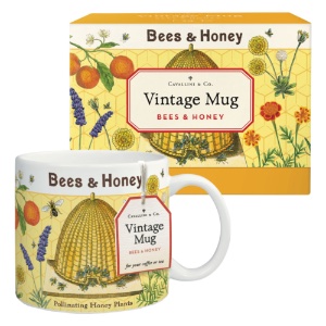 Cavallini Vintage Mug Bees & Honey