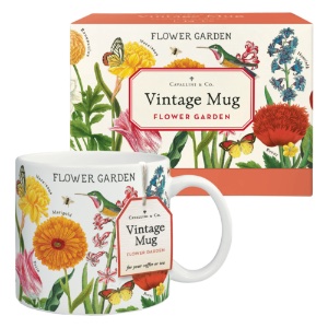 Cavallini Vintage Mug Flower Garden