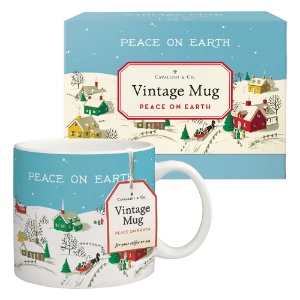 Cavallini Vintage Mug Peace On Earth
