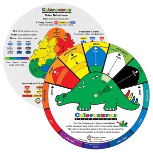 The Color Wheel Company Colorsaurus Kid's Color Wheel 9.25"