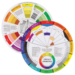 The Color Wheel Company Pocket Color Wheel/Circulo Cromatico (Spanish) 5"