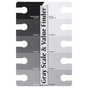 The Color Wheel Company Gray Scale and Value Finder