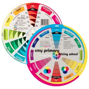 The Color Wheel Company CMY Primary Mixing Wheel 7"