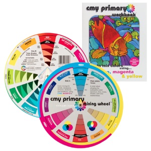 The Color Wheel Company CMY Primary Mixing Wheel & Workbook